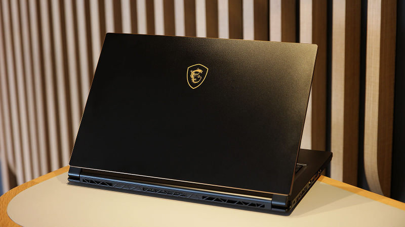It’s clean here, but the GS65's matte finish is also a fingerprint magnet.